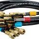 Fieldpiece HR3BM 1/4" golyóscsap+hűtőközeg tömlő készlet (1.5m, jelölővel, 3 db-os) 