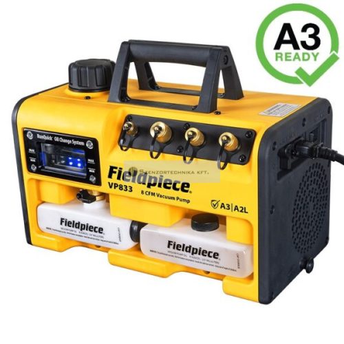 Fieldpiece RunQuick™ 8CFM vákuumszivattyú 230 volt - ATEX minősítéssel (FP-VP833_EU)