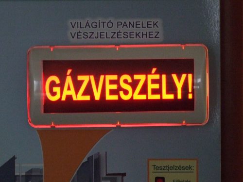 Beltéri, LED-es hang és fényjelző egység